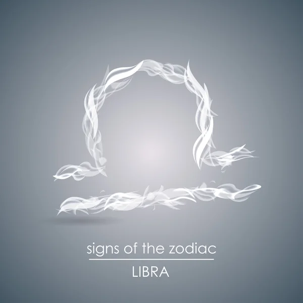 Signo abstracto del zodíaco - Libra — Archivo Imágenes Vectoriales