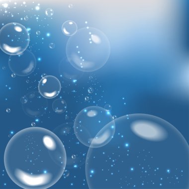 Su altı Baloncukları.