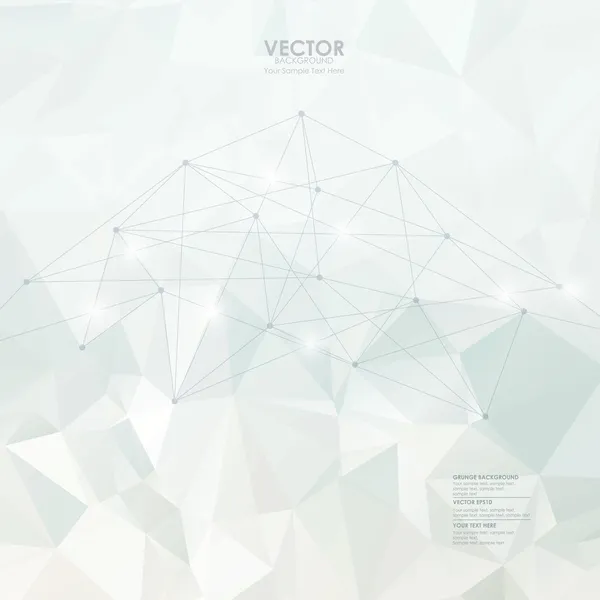 Vecteur moderne abstrait avec fond polygone — Image vectorielle