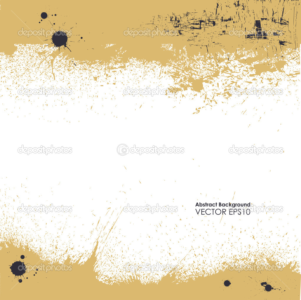 Abstract grunge yellow background