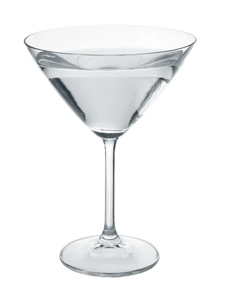 Martini-Glas gefüllt mit Flüssigkeit. — Stockfoto