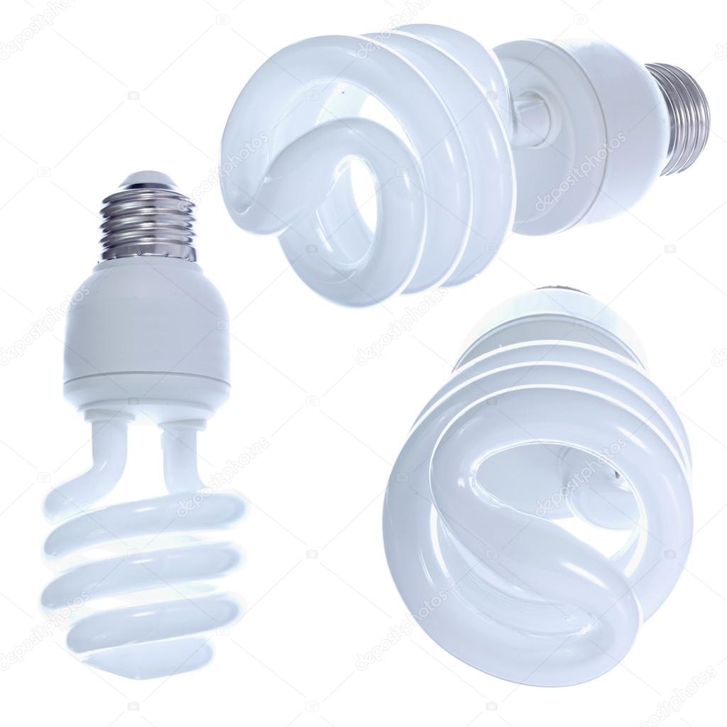 Designer's set of light bulbs.