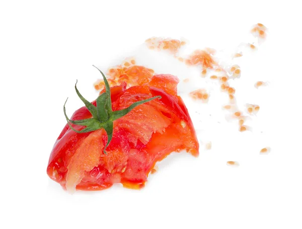 Crushed fresh tomato. — Stock Photo, Image