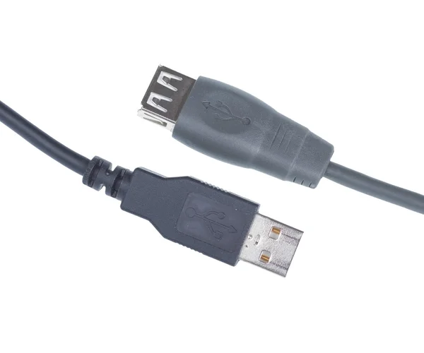 Usb 延伸线. — 图库照片