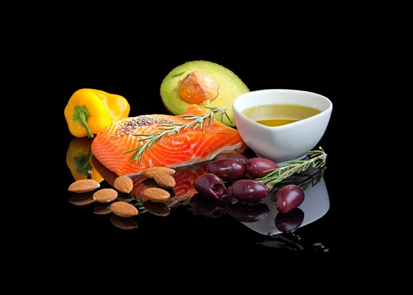Akdeniz omega-3 diyet. — Stok fotoğraf