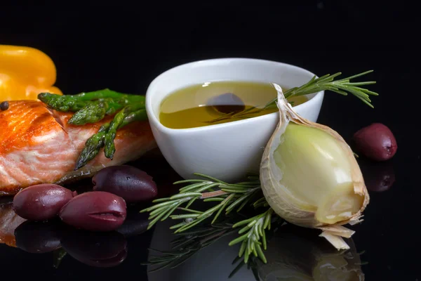 Středomořská strava omega-3. Royalty Free Stock Obrázky