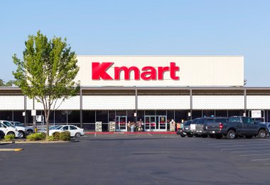 Sacramento, Amerika Birleşik Devletleri - 13 Eylül: septembe kmart mağaza girişi