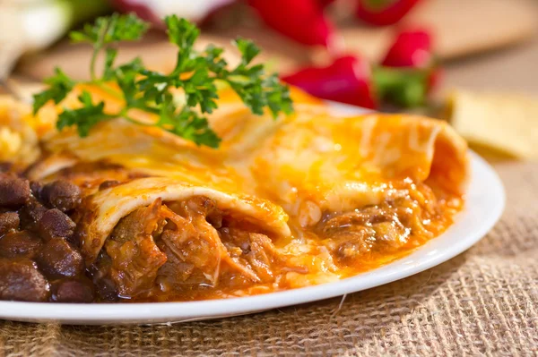 Güneybatı sığır enchilada.