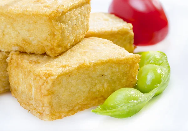 Smażone tofu. — Zdjęcie stockowe