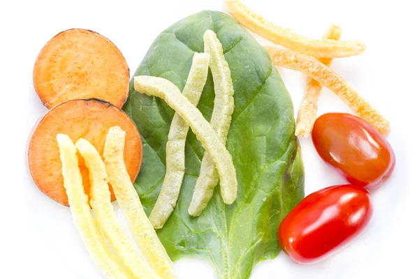 Patata patatas fritas de palo de verduras . — Foto de Stock