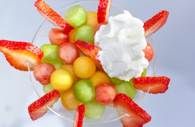meyve salatası.