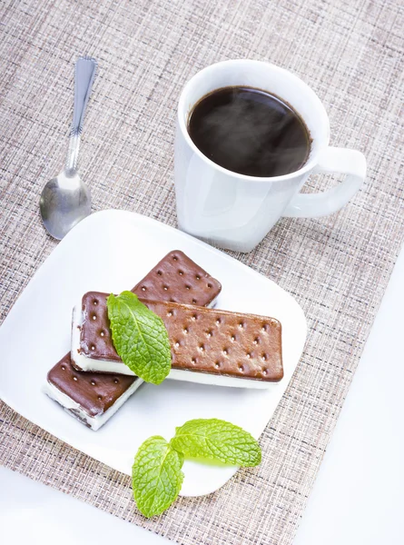 Sandwich de helado — Foto de Stock