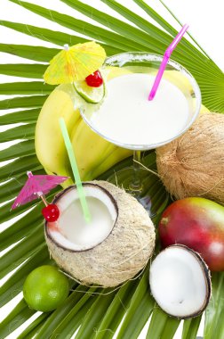 Hindistan cevizi kokteyl.