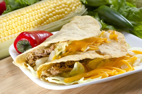 Harde shell taco 's — Stockfoto