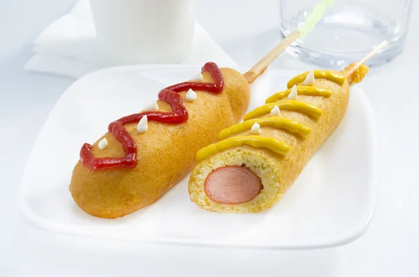 Corn dog — Stock Photo, Image