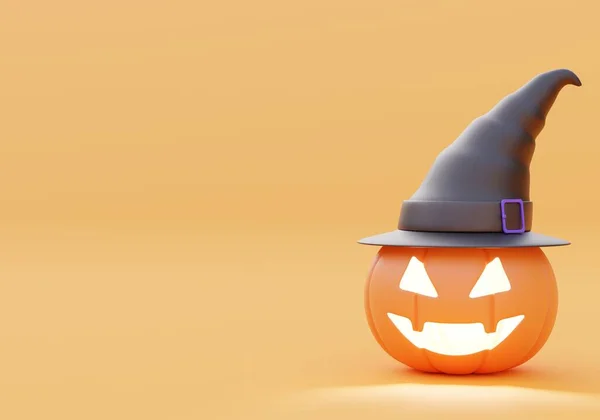 Happy Halloween Background Banner Copy Space Product Illustration — Fotografia de Stock