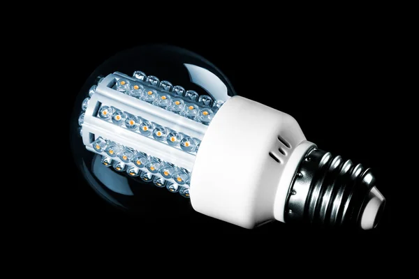 Żarówka LED izolowana od bieli — Zdjęcie stockowe