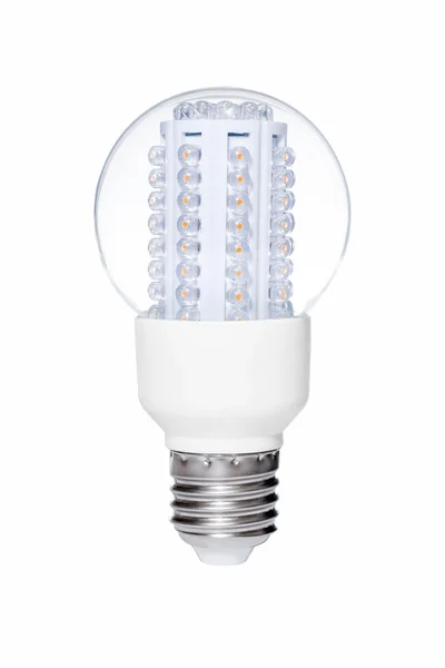 LED lights bulb isolated of white — Stock Photo, Image