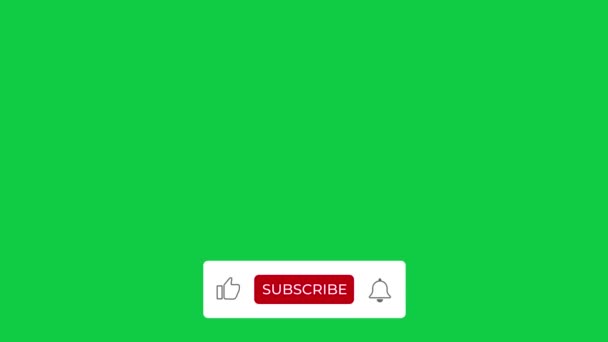 Animated Youtube Subscribe Button Video Overlay Subscribe Bell Notification  Button — Stock Video © Virenders800 #585559772
