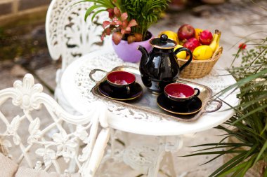 çaydanlık ve bardak