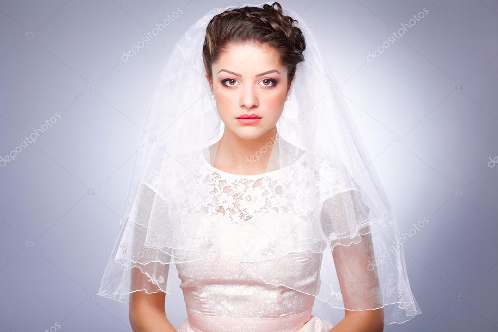 beautiful bride portrait - very clean image