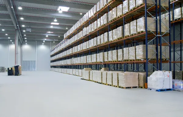 Inside warehouse — Stock Photo, Image