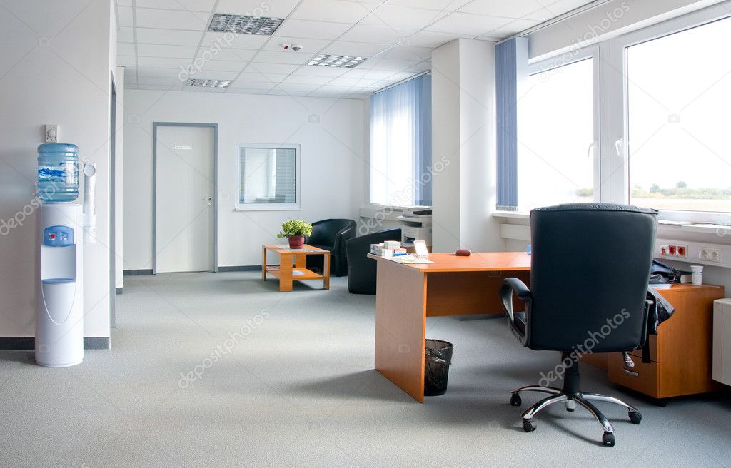 Office Interior Small And Simple Stock Photo C Matusciac