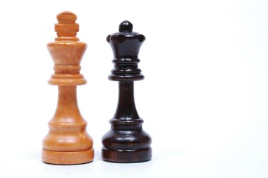 Kral ve Kraliçe satranç taşları