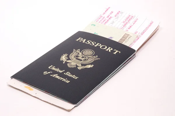 Pass med boardingkort Royaltyfria Stockfoton
