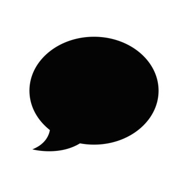 Konuşma balonu sohbet simgesi tablosu resimleme izole edildi