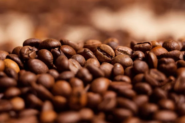 Closeup of brown coffee background — Stock Photo, Image