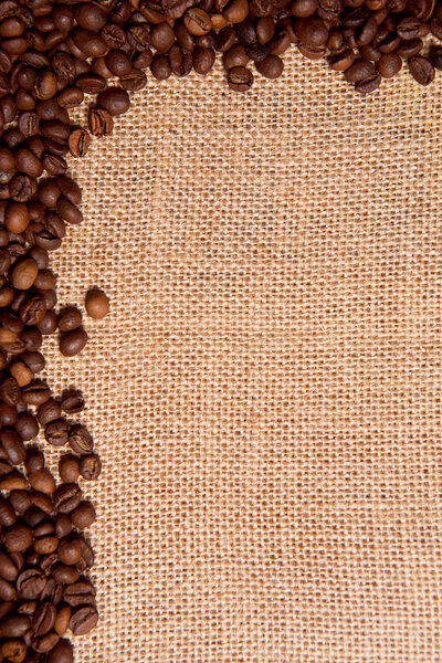 Coffee beans background