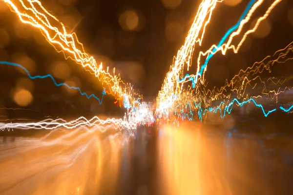 Light streaks — Stock Photo, Image