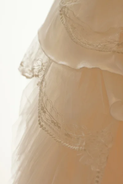 Vestido de noiva detalhe — Fotografia de Stock