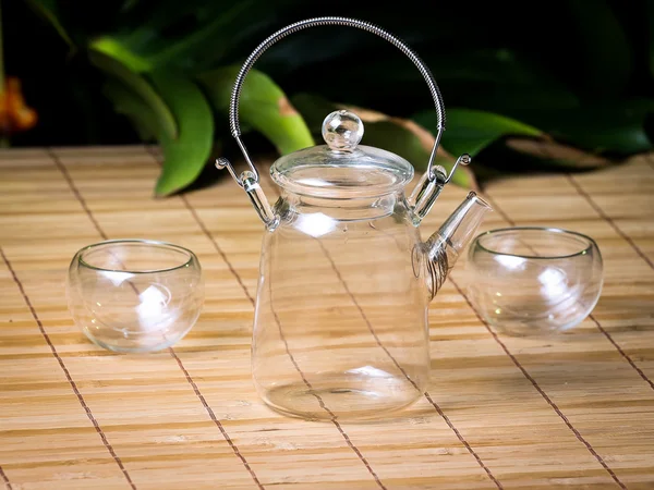 Bule de vidro — Fotografia de Stock