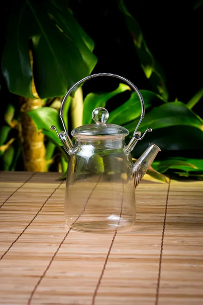 Szklany czajniczek — Zdjęcie stockowe