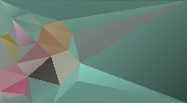 Grüne abstrakte geometrische Hintergrund — Stockvektor