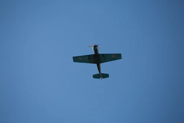 Ausstellungsflugzeug — Stockfoto