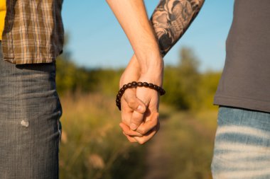 görüntü iki erkekler gay düğüne elele