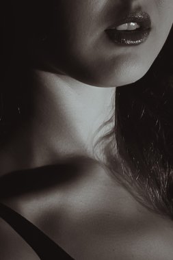 seksi retro genç güzel kadın
