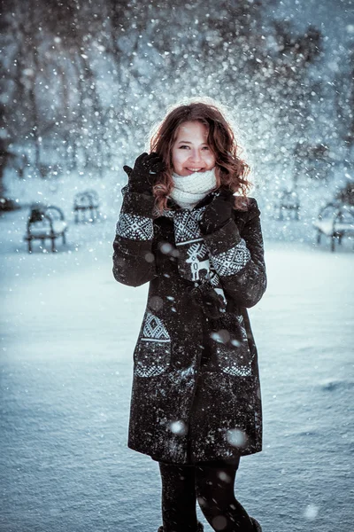 Chica de invierno — Foto de Stock