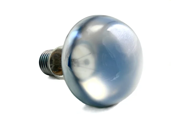 Electric bulb on a white background — Stock Photo, Image