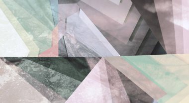 Geometrik desenli çok renkli soyut arkaplan