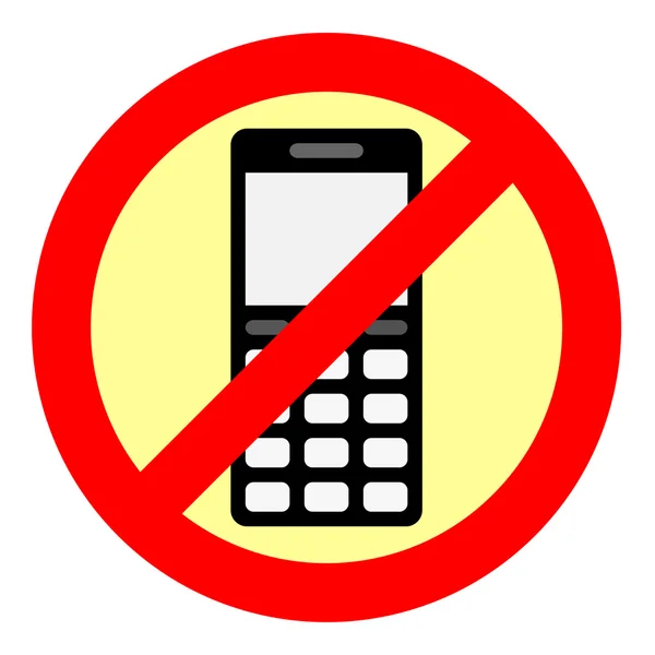 telefon kullanmak yasak işareti.