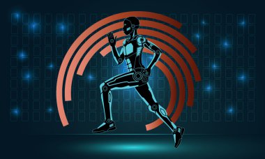 Robot runing
