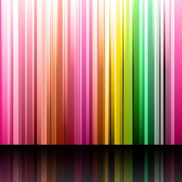 Set of straight yellow, pink, blue and violet bands and strips o — Stock Vector