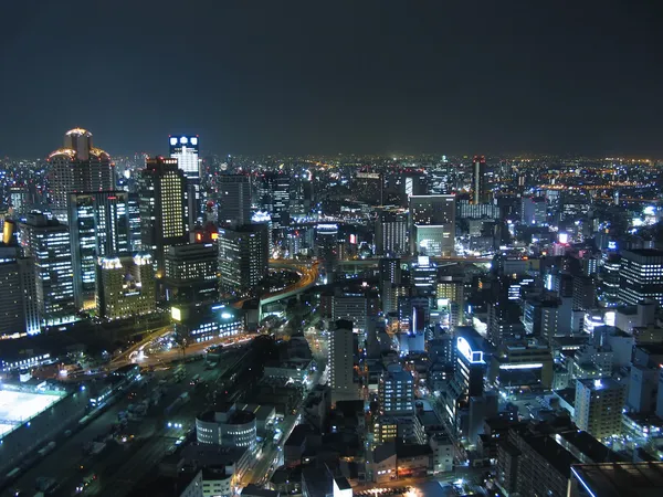 夜の大阪 — ストック写真