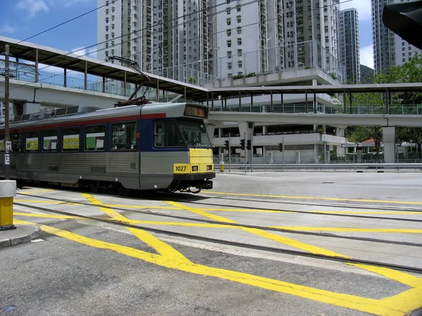 Hong Kong light rail — Stock Photo, Image