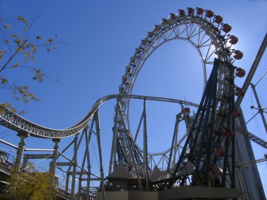 roller coaster ve dönme dolap