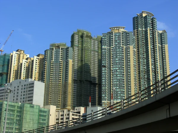 Здание дома в Гонконге — стоковое фото
